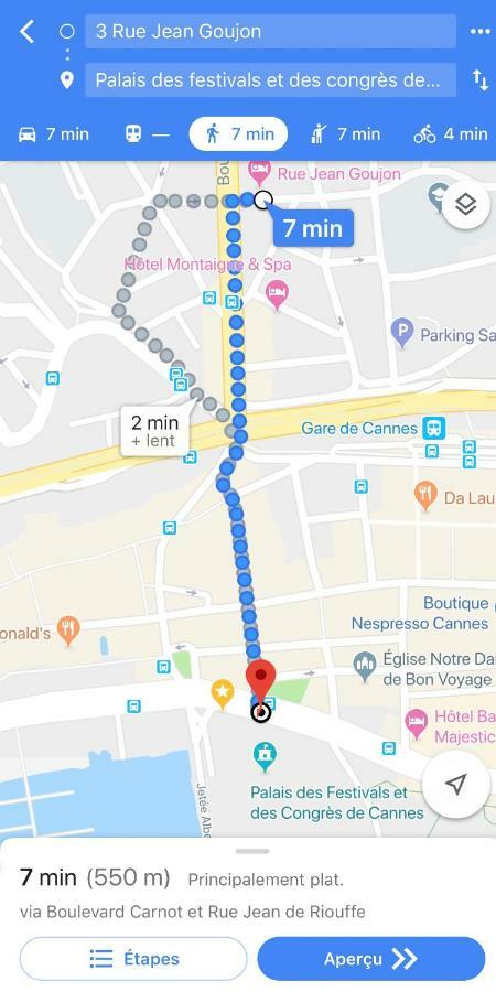 Deux Pieces Proche Palais Et Plages كان المظهر الخارجي الصورة